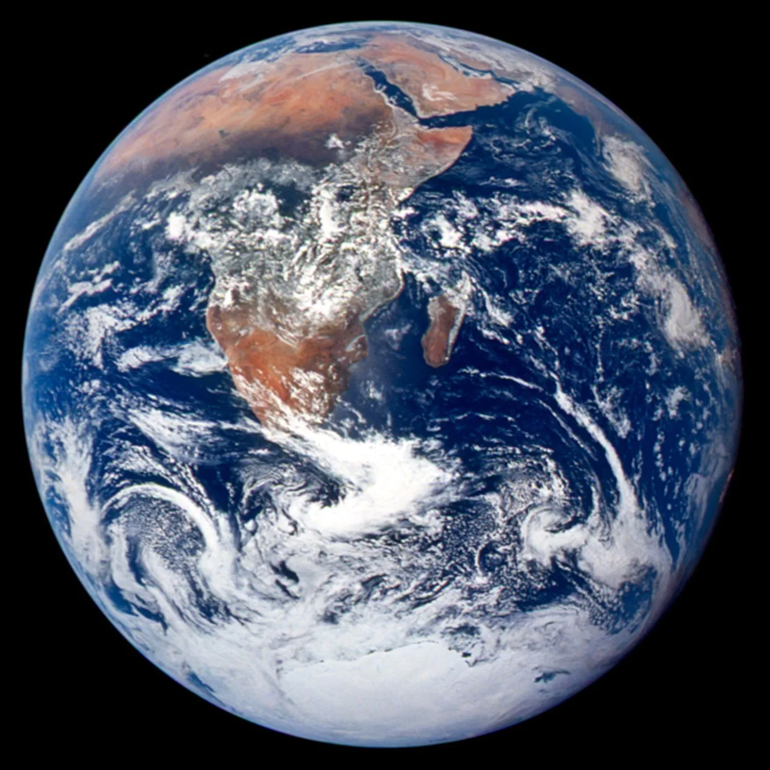 Our blue planet, seen from space